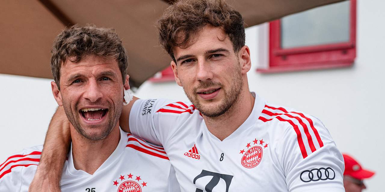 Thomas Müller, Leon Goretzka, FC Bayern