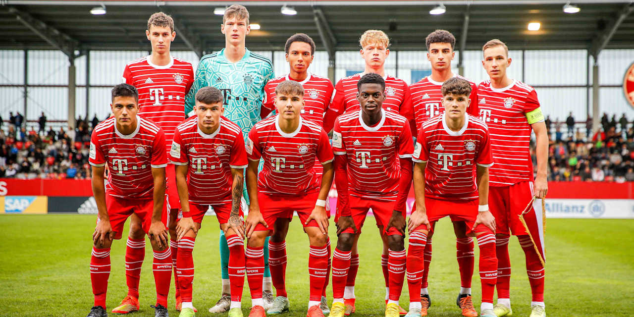 Die U19 des FC Bayern.