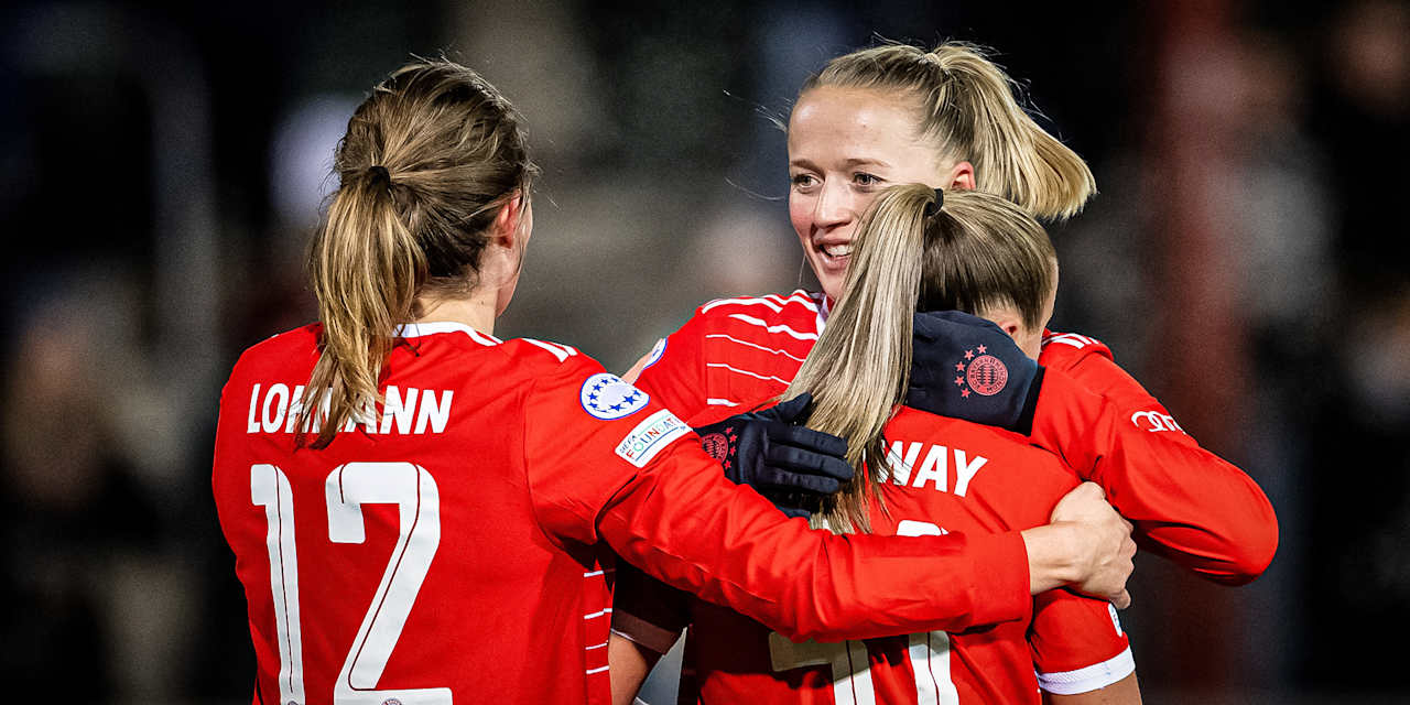 FC Bayern Women, celebration, Lea Schüller