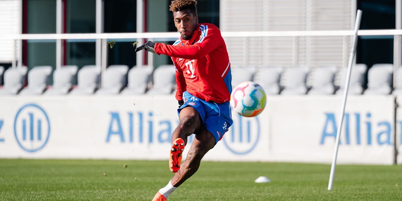 Kingsley Coman, FC Bayern, Training
