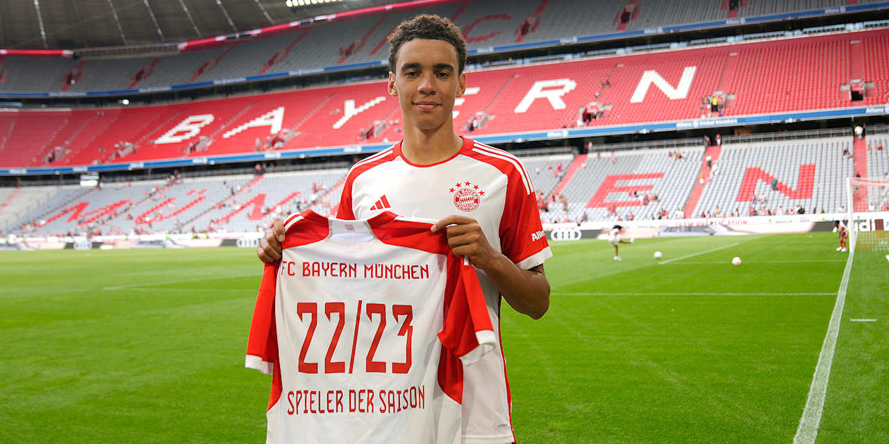 Jamal Musiala ist FC Bayern Spieler der Saison 2022/23