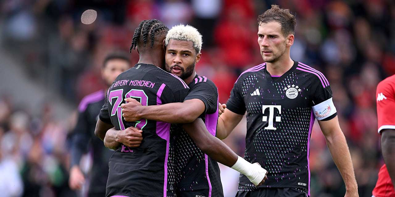 Der FC Bayern jubelt über den Testsieg gegen Monaco
