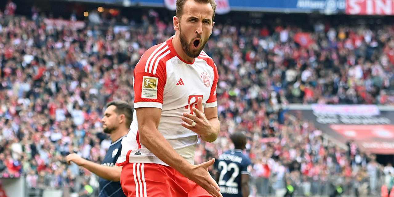 Harry Kane, FC Bayern, Celebration