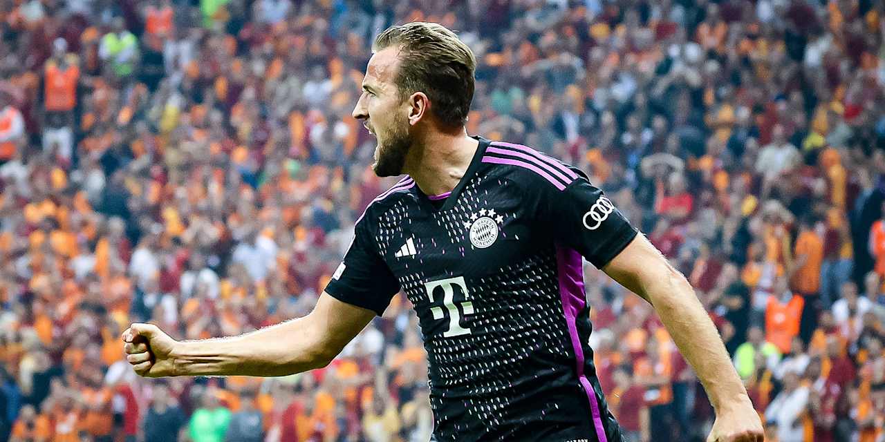 Harry Kane, FC Bayern, celebration