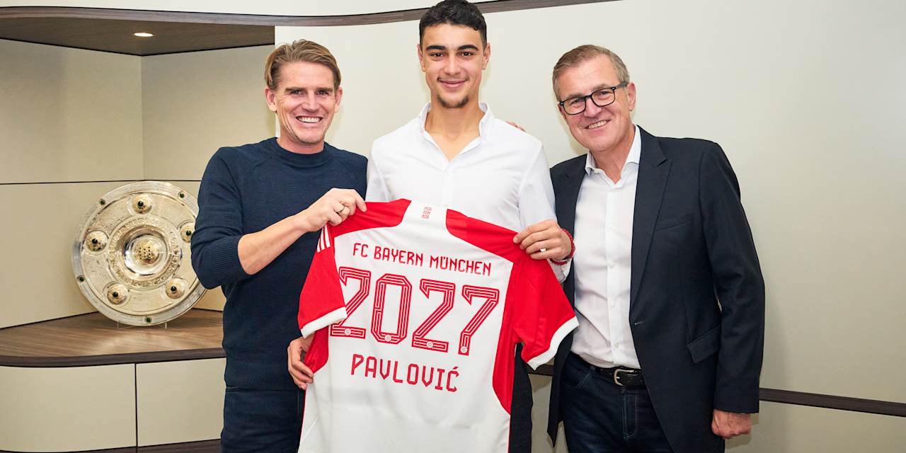 Freund, Pavlovic, Dreesen, FC Bayern