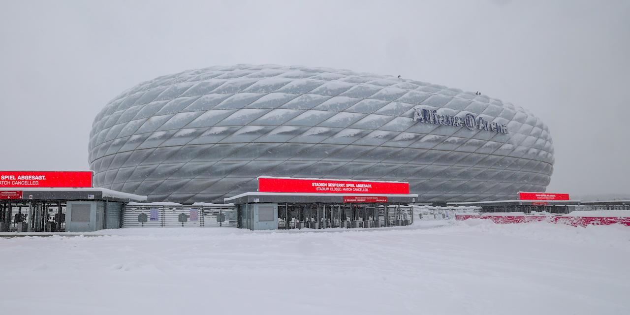 Allianz Arena snow