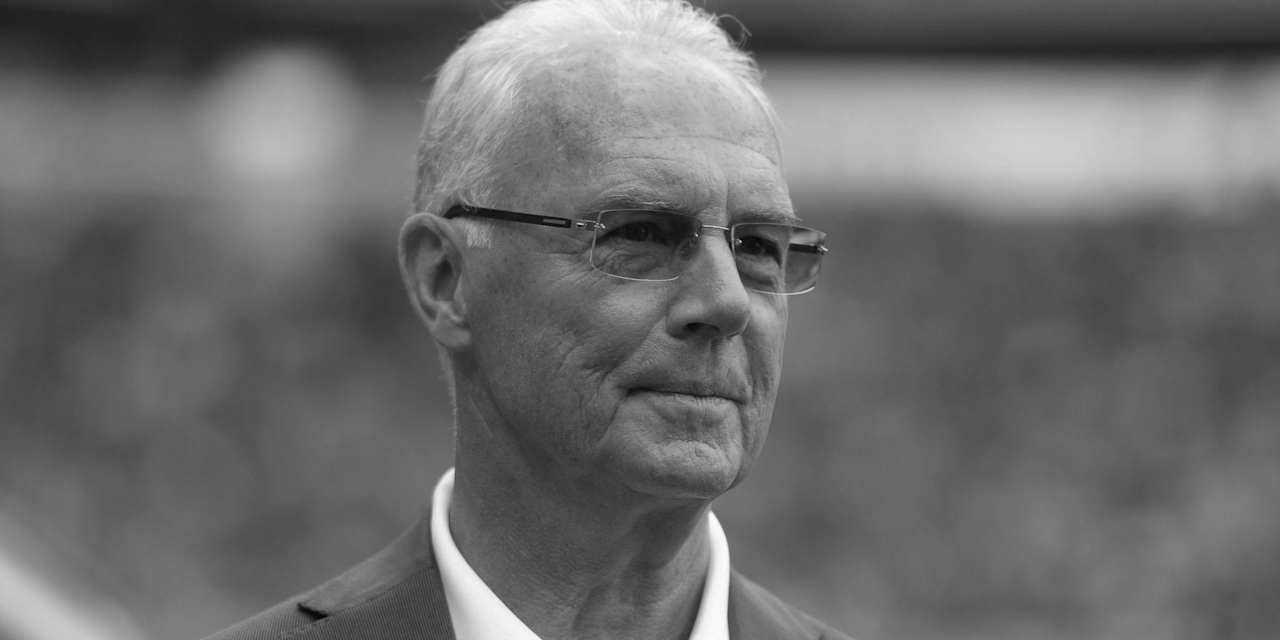 Franz Beckenbauer in der Allianz Arena