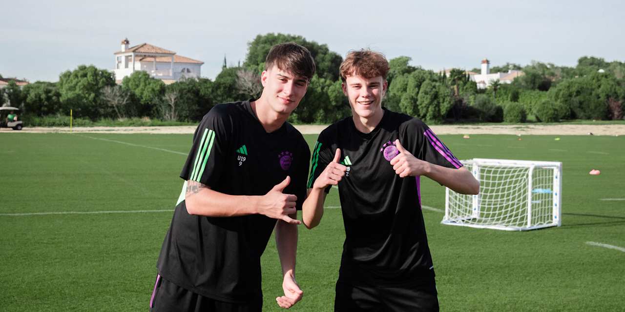 FC Bayern Amateure, Jonathan Asp Jensen und Javier Fernández