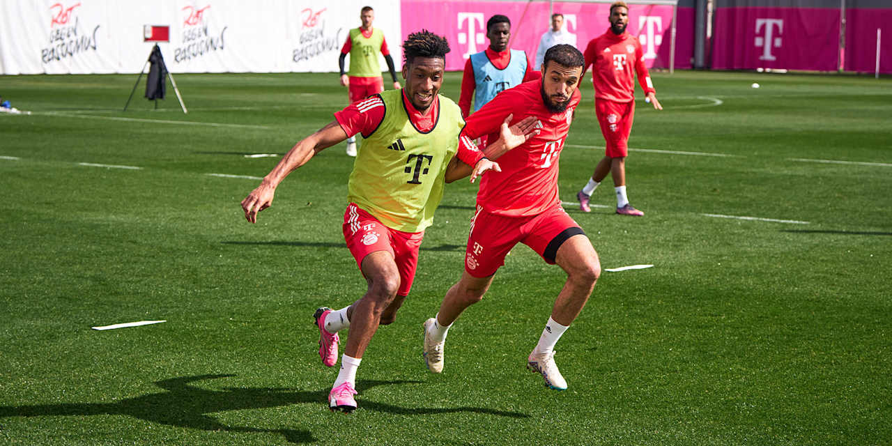 FC Bayern, Training, Coman, Mazraoui, international break