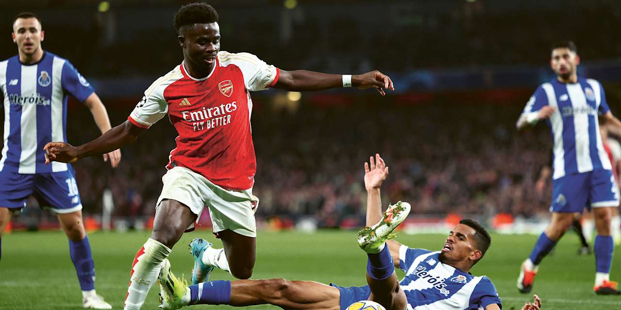 Bukayo Saka del FC Arsenal