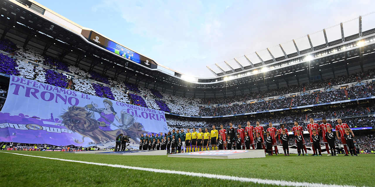 Champions League semi-final Real Madrid vs. Bayern in 2018