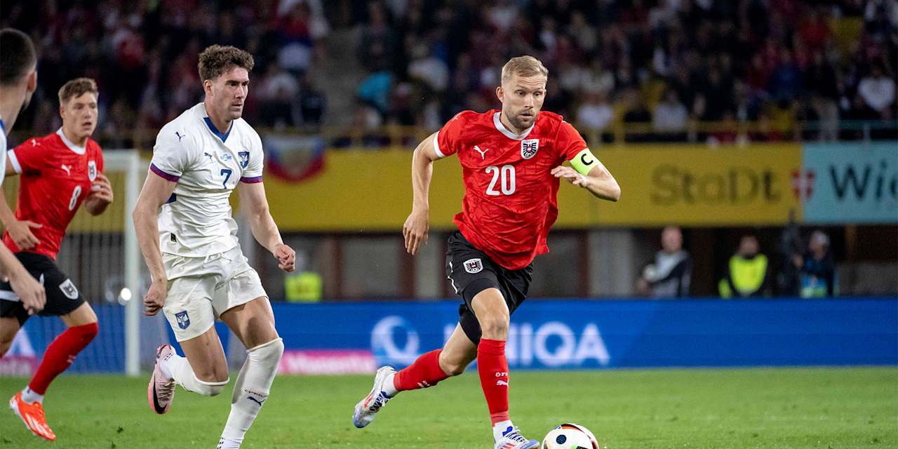 Konrad Laimer hat am Dienstagabend mit der österreichischen Nationalmannschaft einen 2:1 (2:1)-Erfolg gegen Serbien gefeiert.