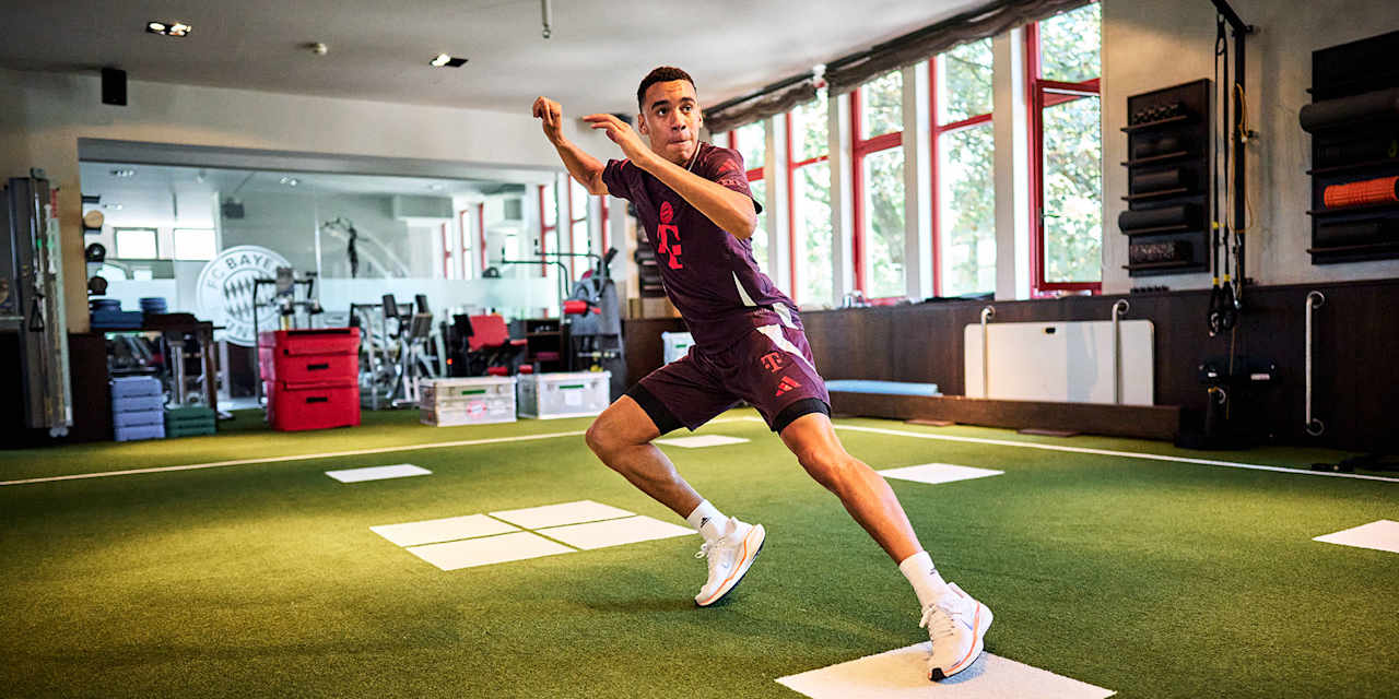Jamal Musiala beim Leistungstest