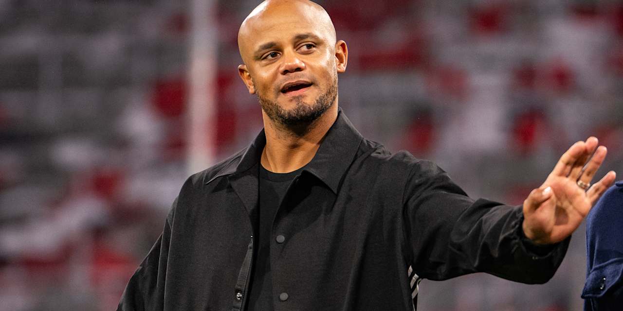 FC Bayern coach Vincent Kompany after the match against VfB Stuttgart