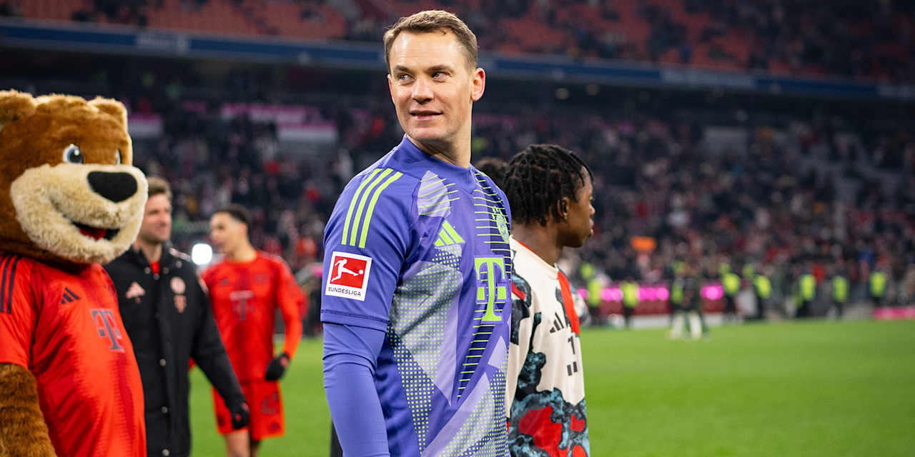 Manuel Neuer after FC Bayern’s match against Werder Bremen
