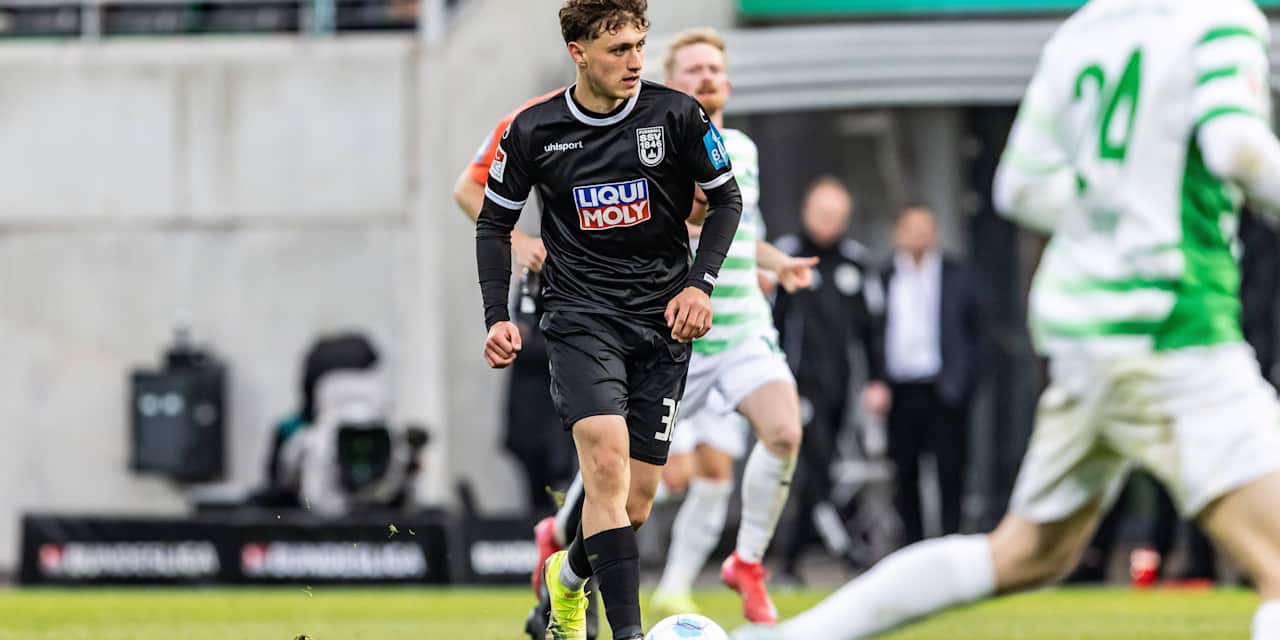 Maurice Krattenmacher gegen Fürth in der 2. Bundesliga