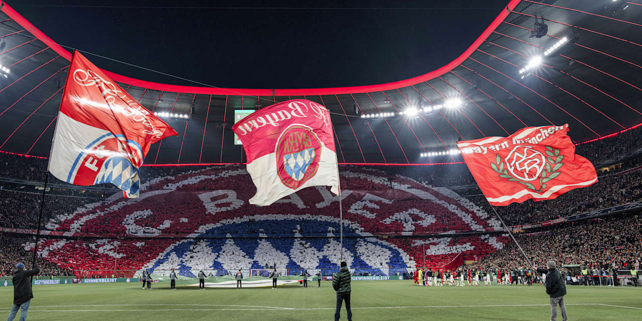 Eine Choreographie in der Allianz Arena