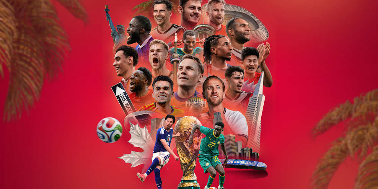 Infografía con los jugadores del FC Bayern que participarán en el Mundial 2026