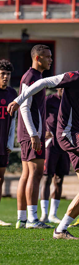Entrenamiento del FC Bayern München antes del partido en casa contra el Union Berlin