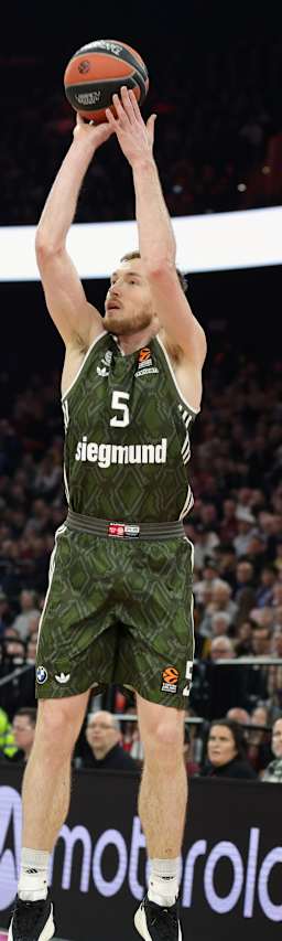 Der FC Bayern Basketball beim Heimspiel gegen Olimpia Mailand
