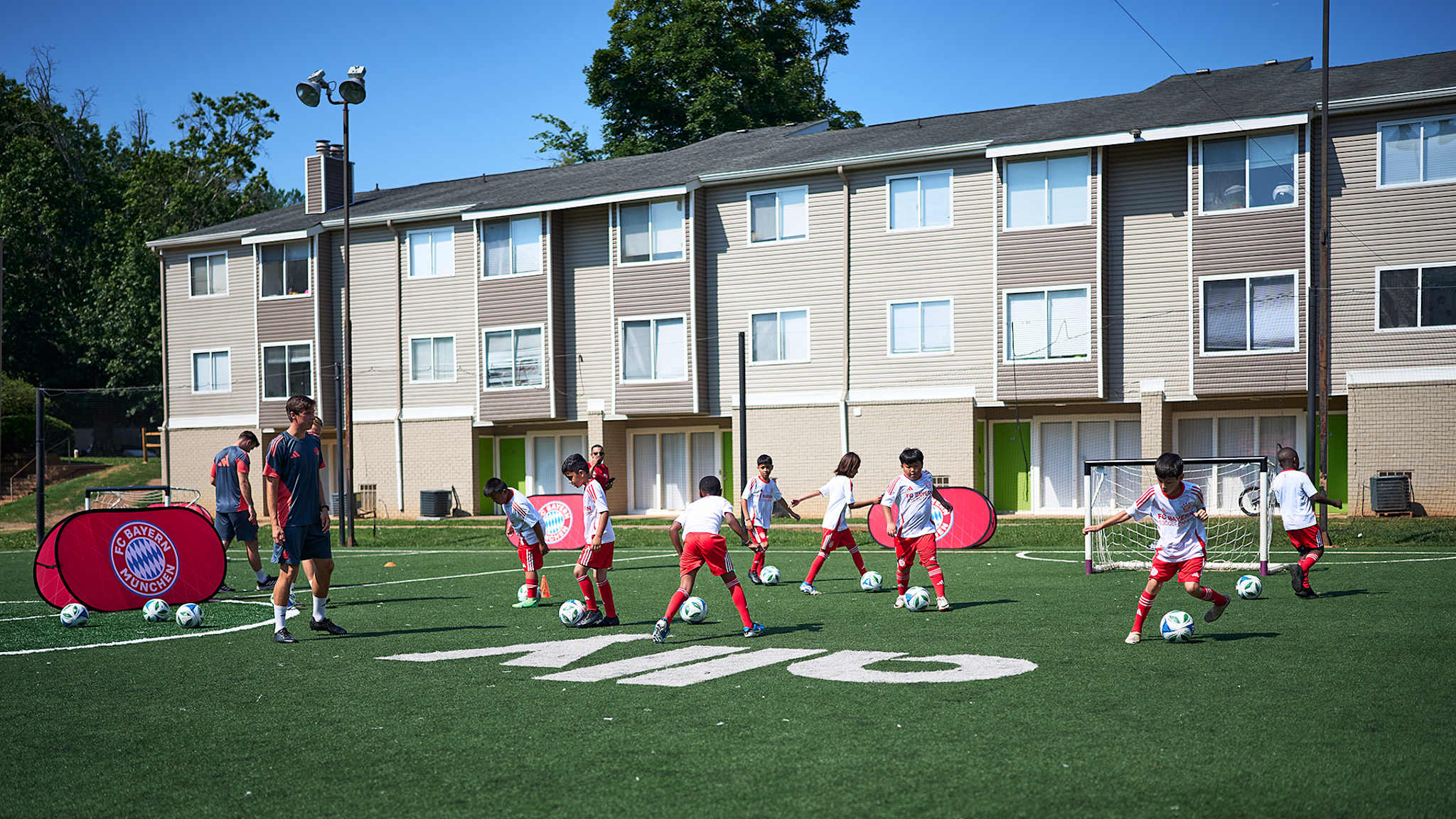 FC Bayern academy training