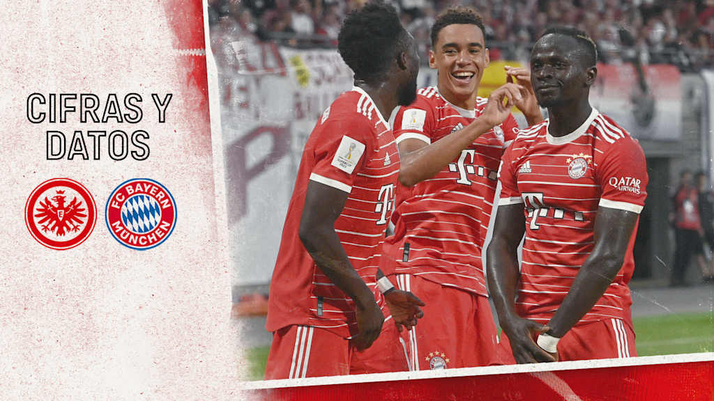 Datos y cifras del partido de Bundesliga Eintracht Frankfurt - FC Bayern