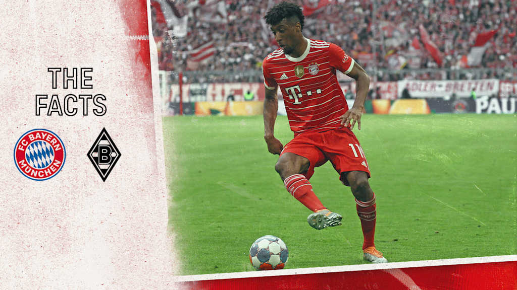 Facts and stats on the Bundesliga match FC Bayern - Borussia Mönchengladbach