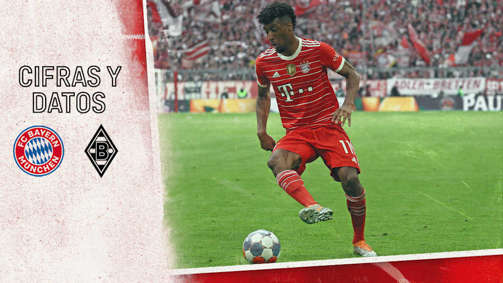 Cifras y datos del partido de la Bundesliga FC Bayern - Borussia Mönchengladbach