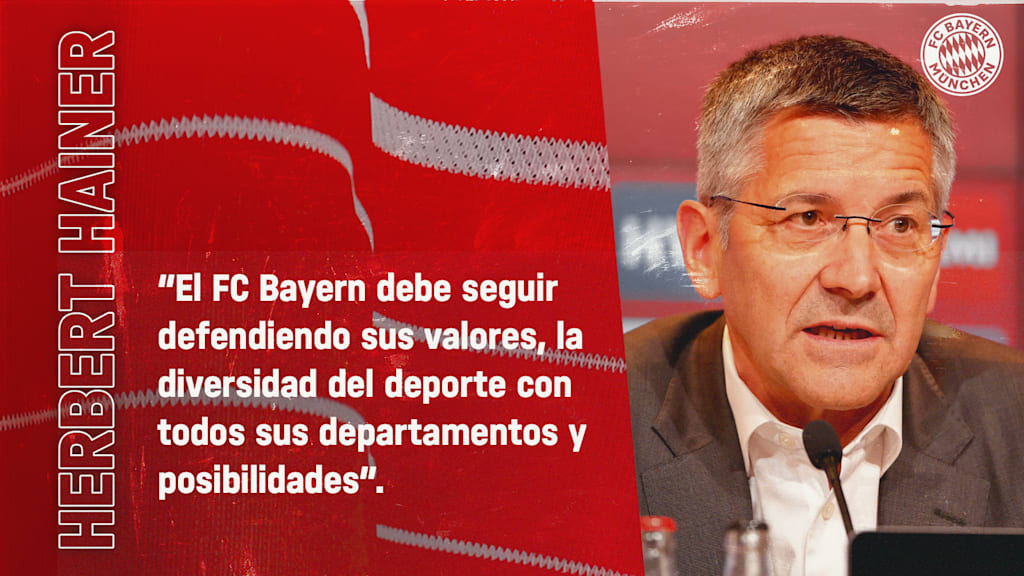 Cita Herbert Hainer, Presidente del FC Bayern