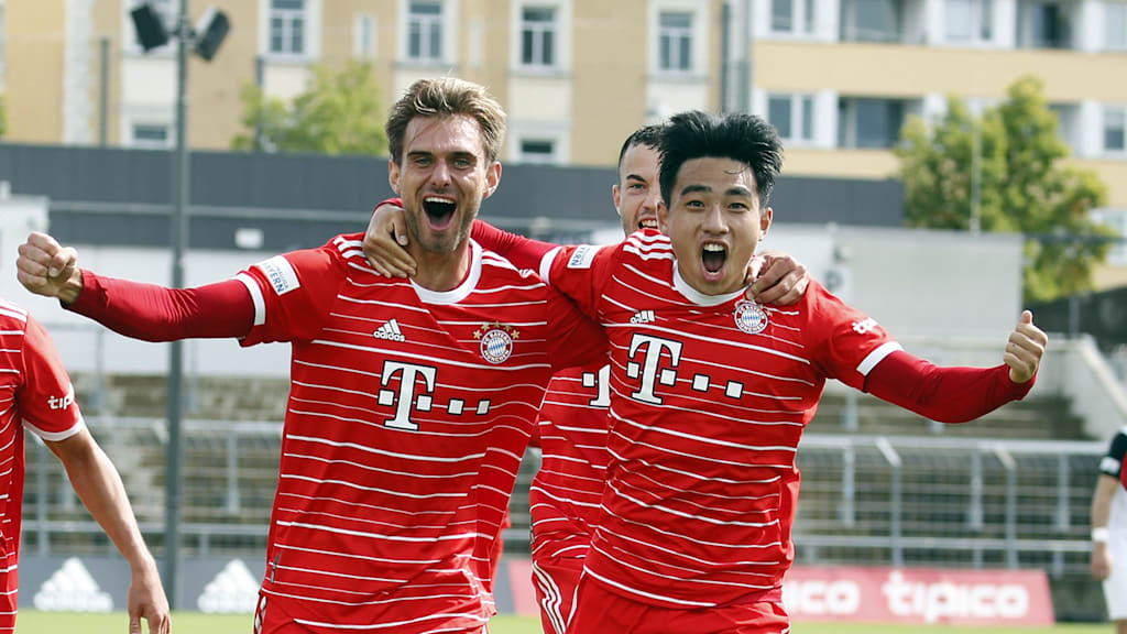 FC Bayern, Jubel, Luca Denk, Hyunju Lee