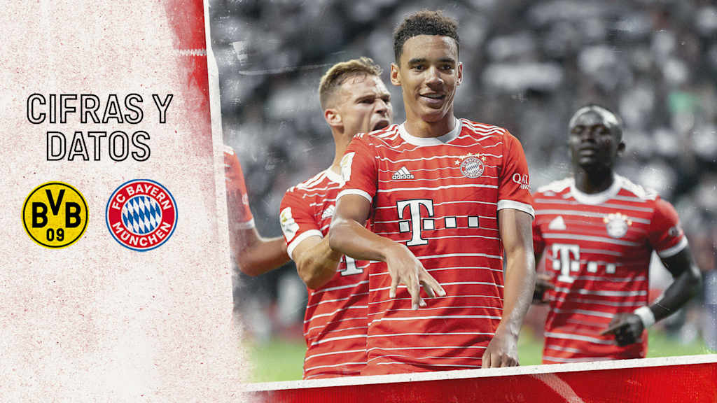Cifras y datos del partido de la Bundesliga Borussia Dortmund - FC Bayern