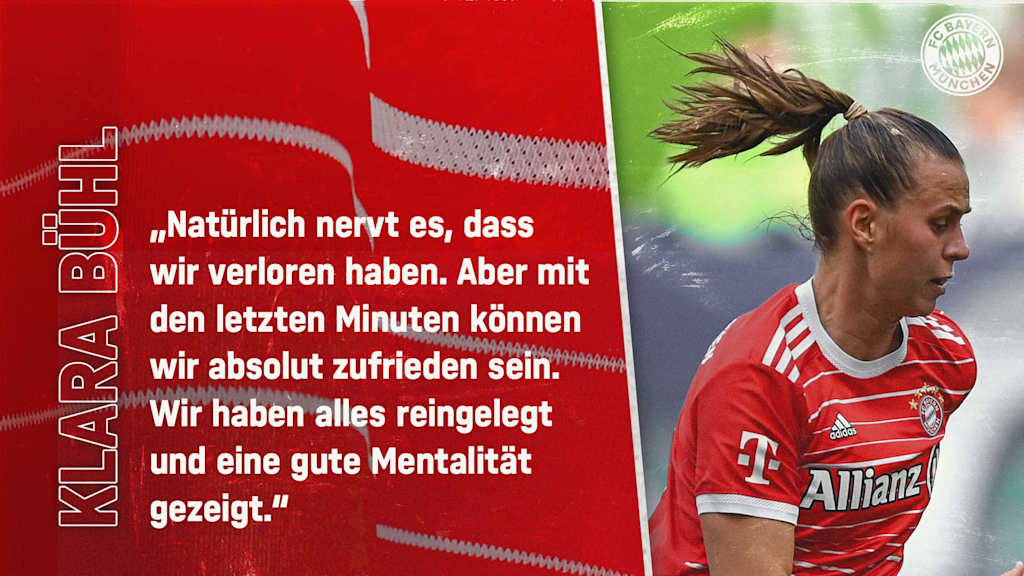 Klara Bühl zum Spiel beim VfL Wolfsburg