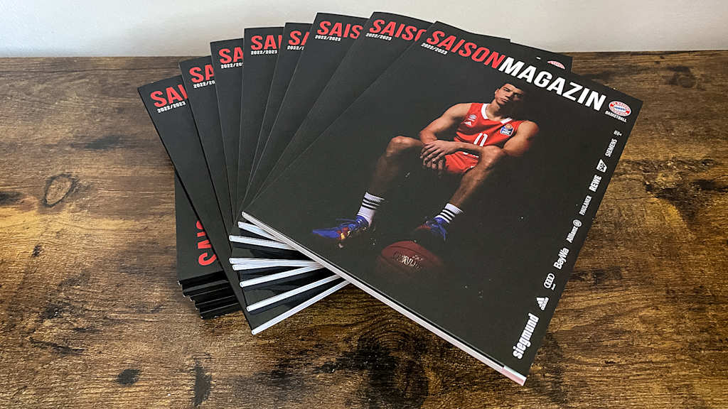 Ab sofort kostenlos bei den FCBB-Heimspielen im Audi Dome erhältlich: Unser Saisonmagzin 22/23.