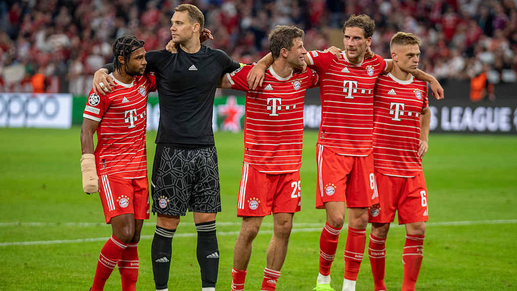 Gnabry, Neuer, Müller, Goretzka, Kimmich