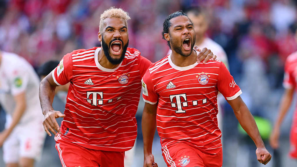 Eric-Maxim Choupo Moting, Serge Gnabry, Celebración, FC Bayern
