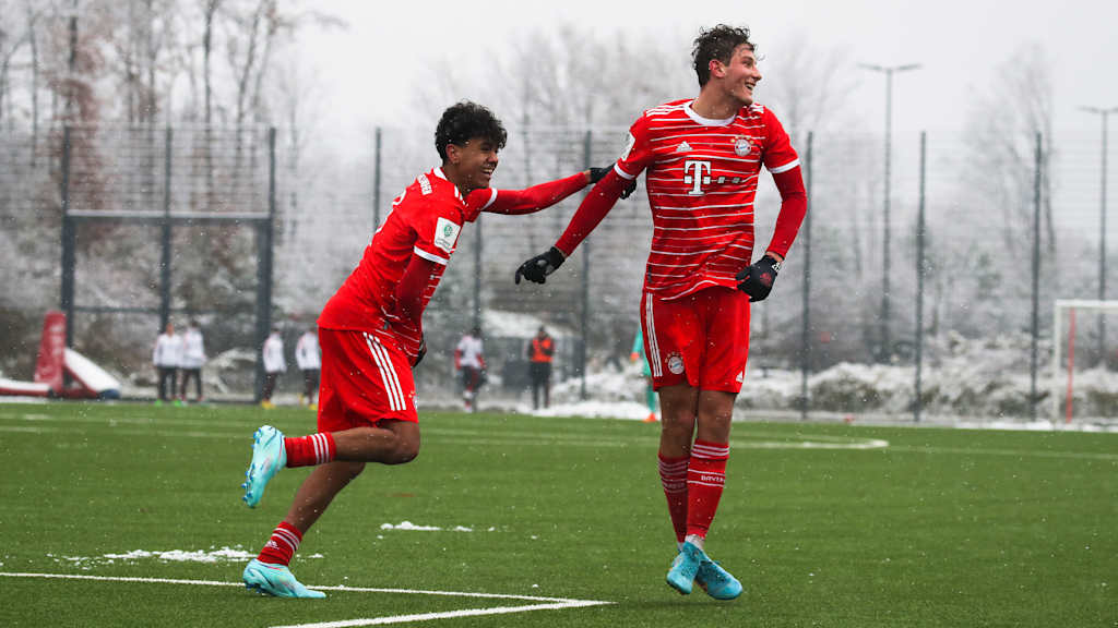 Die U17 des FC Bayern.
