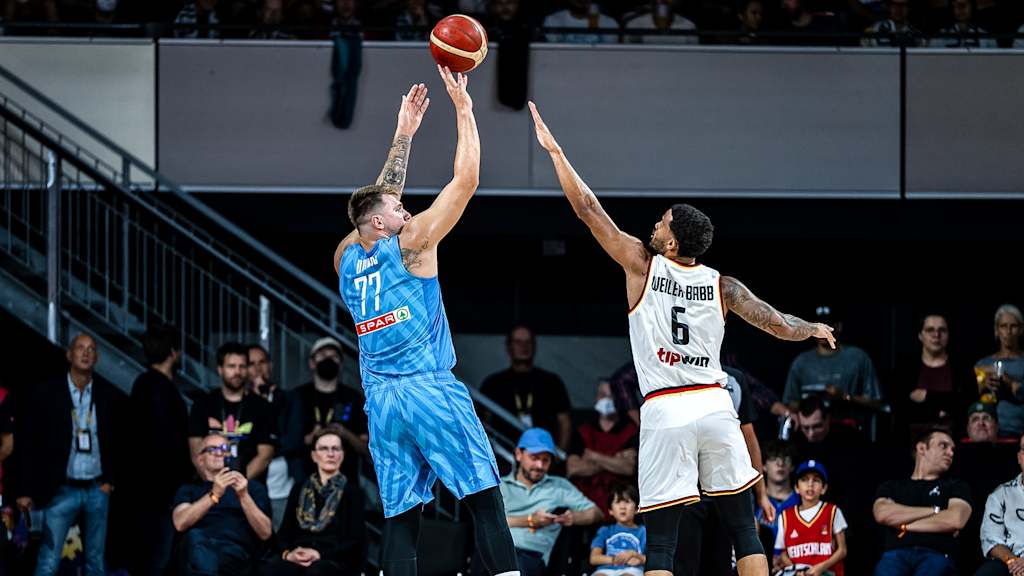 23 Punkte, 6 Rebounds und 5 Assists waren zu wenig vom Dallas Maverick Luka Doncic: Die EM-Generalprobe glückte für den DBB.