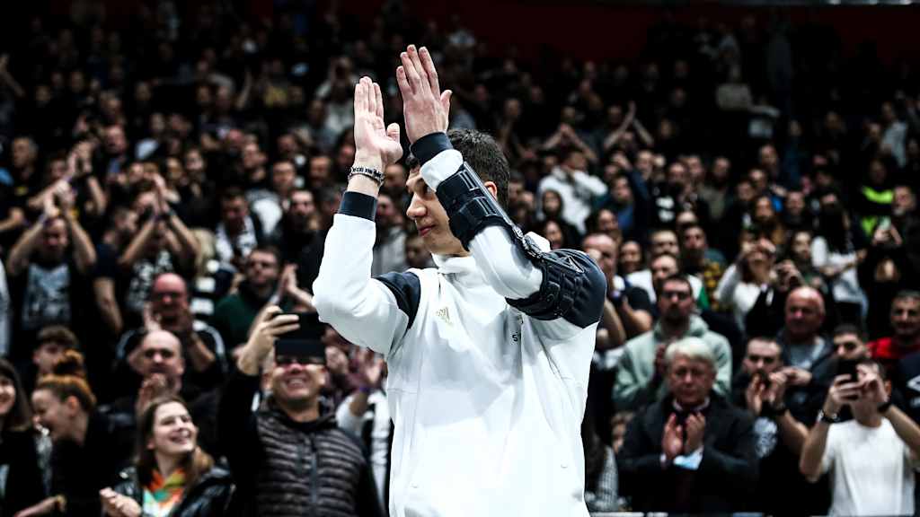 Wurde bei seiner Rückkehr zu Partizan mit Standing Ovation begrüßt, fehlt aber weiterhin noch verletzungsbedingt: Vladimir Lucic.