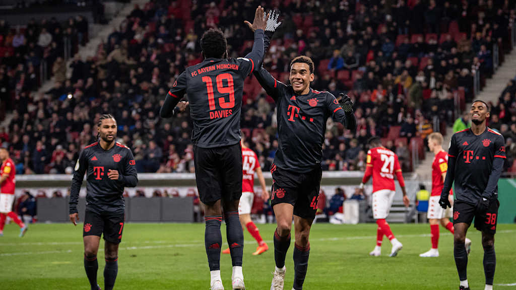 The numbers behind FC Bayern's DFB Cup last-16 win.