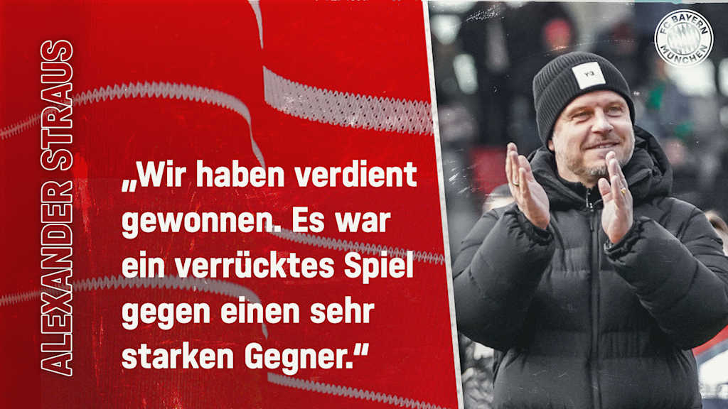 Alexander Straus zum Spiel gegen Eintracht Frankfurt