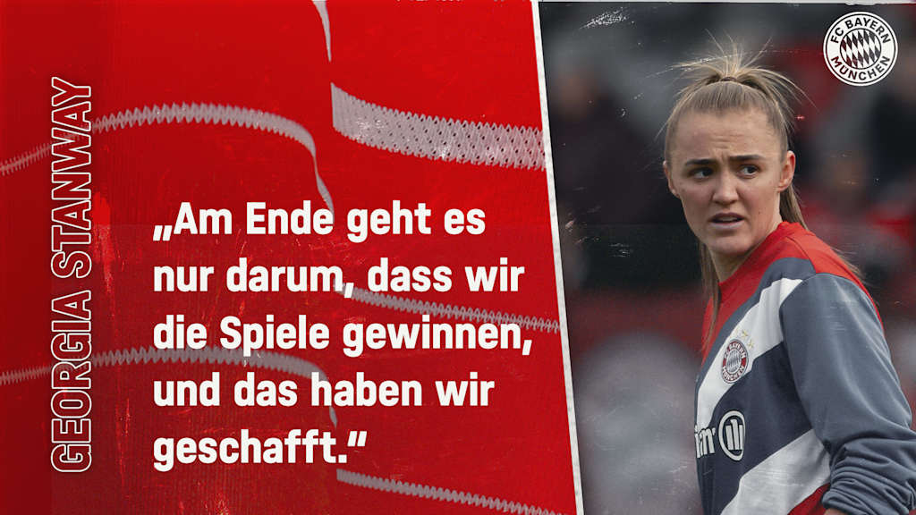 Georgia Stanway zum Spiel gegen Eintracht Frankfurt