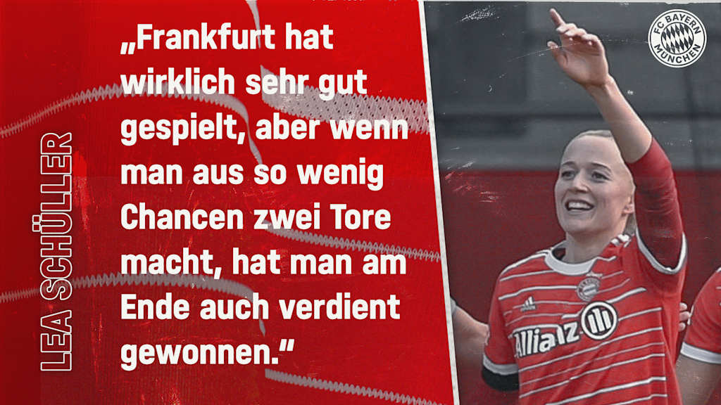 Lea Schüller zum Spiel gegen Eintracht Frankfurt