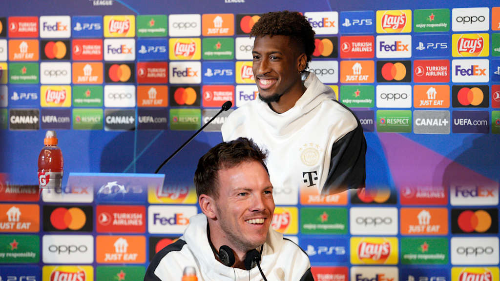 Rueda de prensa PSG Nagelsmann, Coman