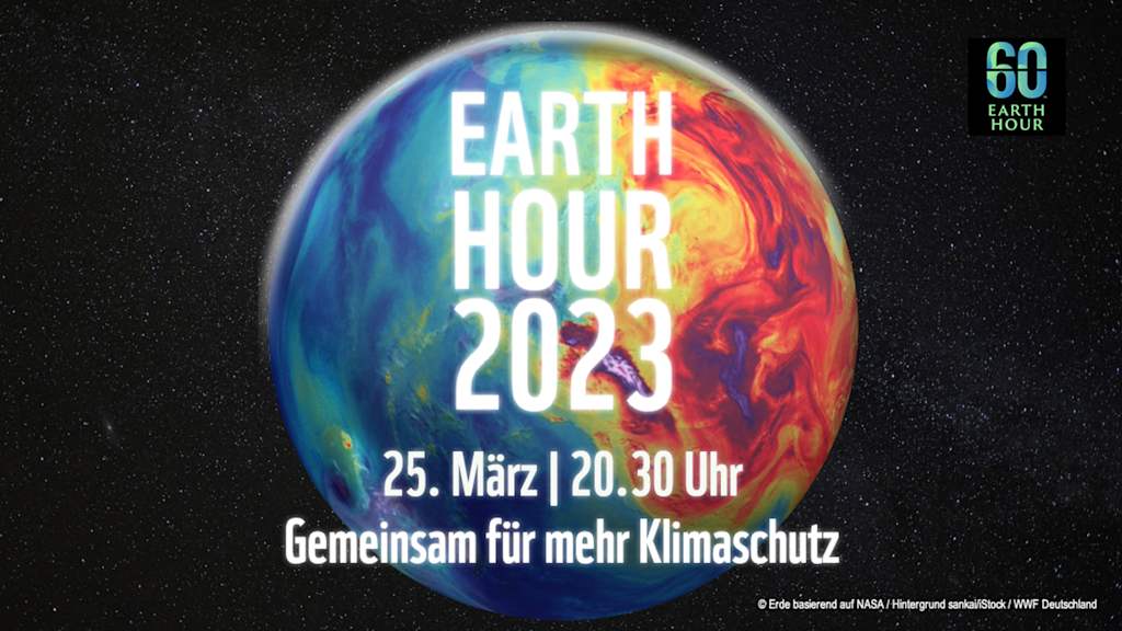 Earth Hour 2023 Allianz Arena