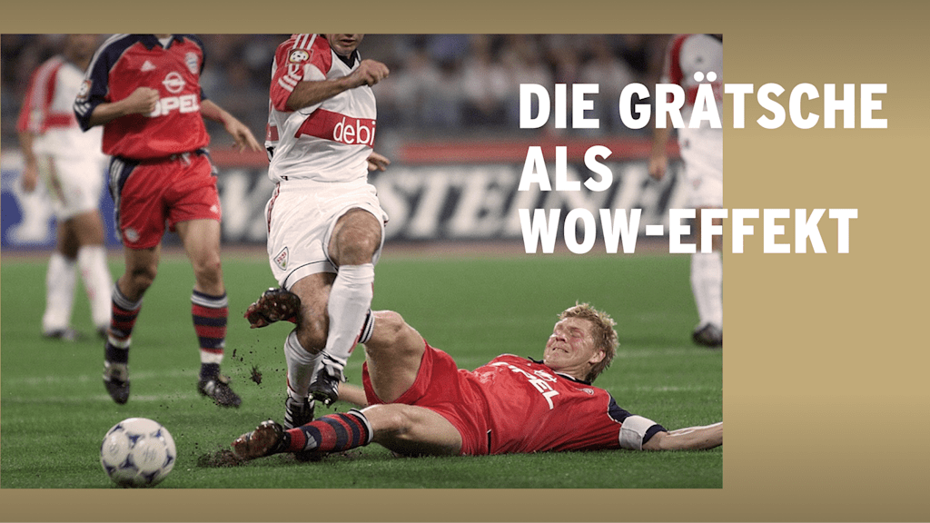 Stefan Effenberg zeigt einem Gegner die Grenzen auf
