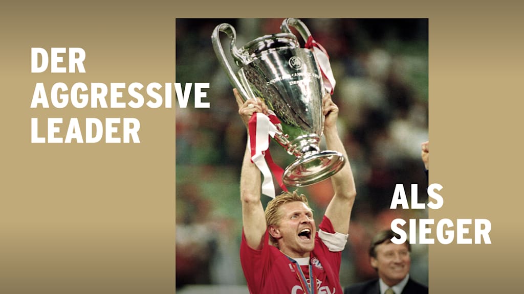 Stefan Effenberg und der Champions League-Pokal 2001