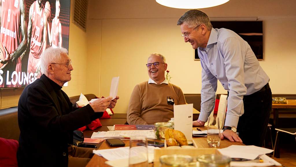 Bernd Rauch, Herbert Hainer, Jürgen Muth, FC Bayern