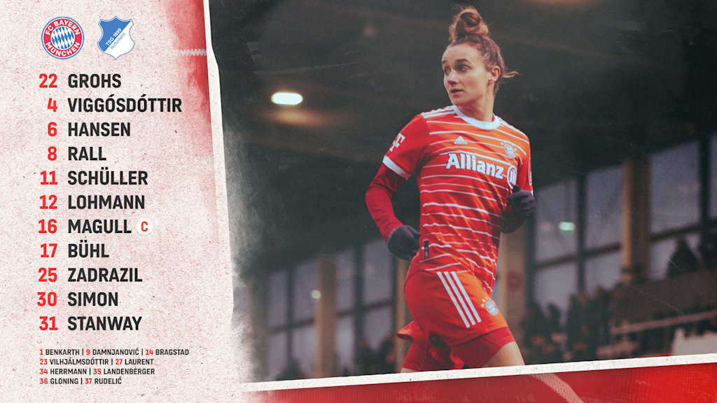 FC Bayern Frauen, Aufstellung