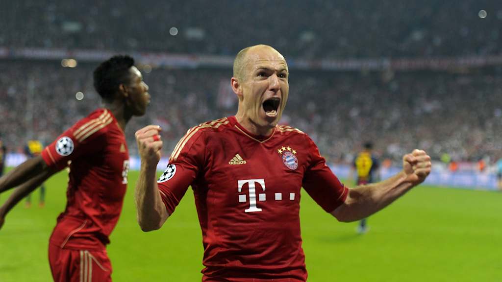 FC Bayern, Triple 2013, FC Barcelona, Halbfinale, Arjen Robben
