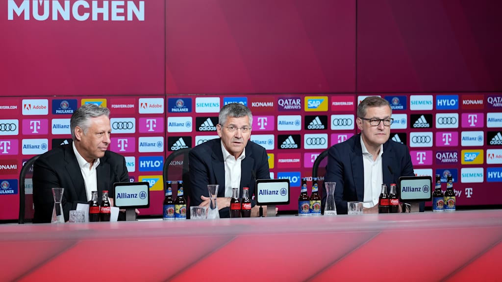 Dreesen Hainer Pressetalk FC Bayern